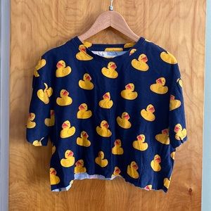 Rubber Duck Cropped T-Shirt